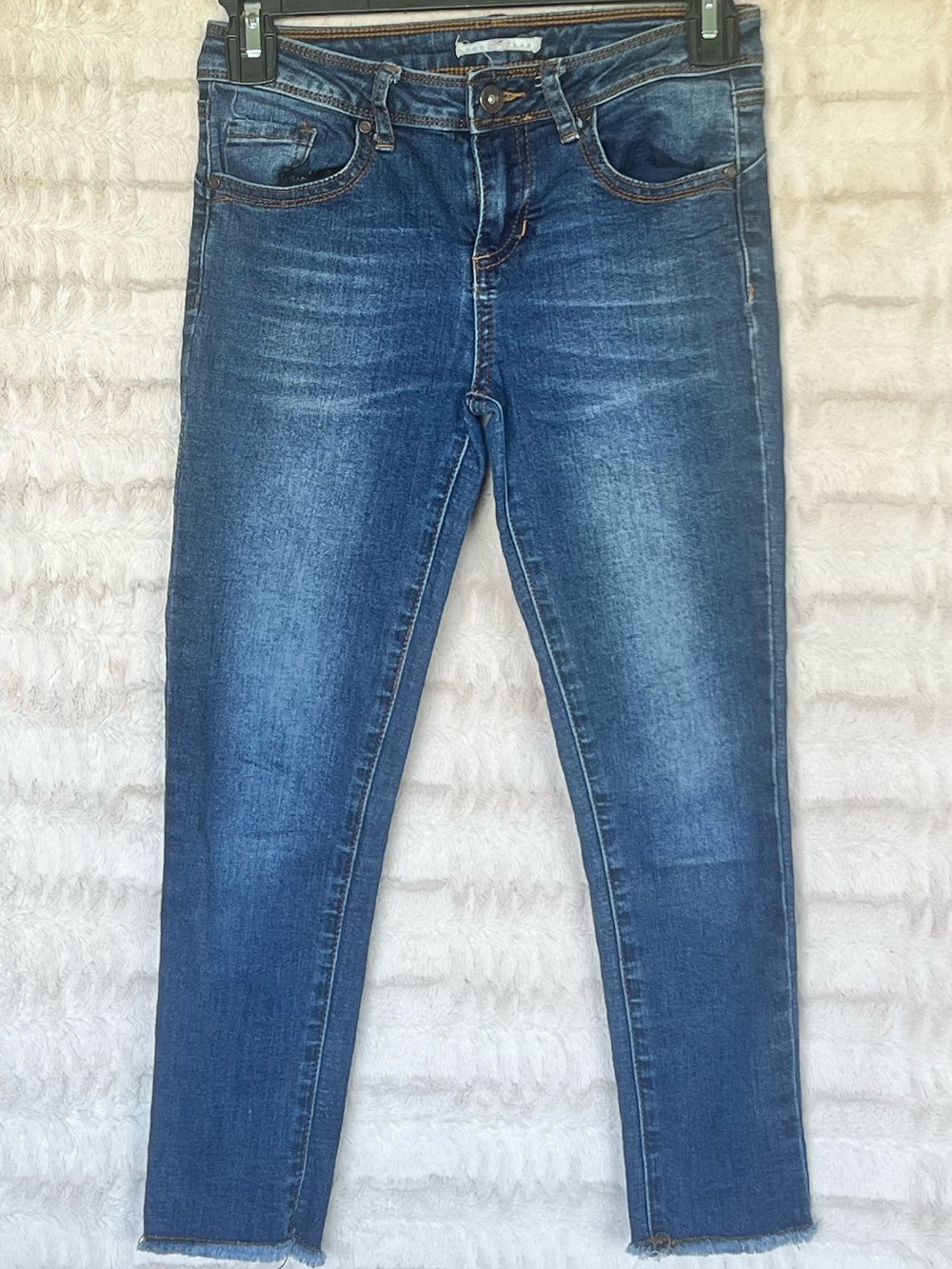 Girls Copper Key Cropped Skinny Jeans